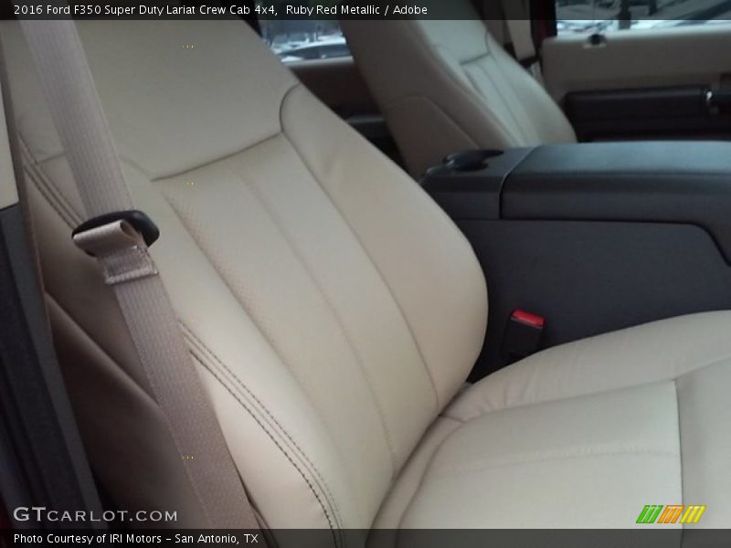 Ruby Red Metallic / Adobe 2016 Ford F350 Super Duty Lariat Crew Cab 4x4