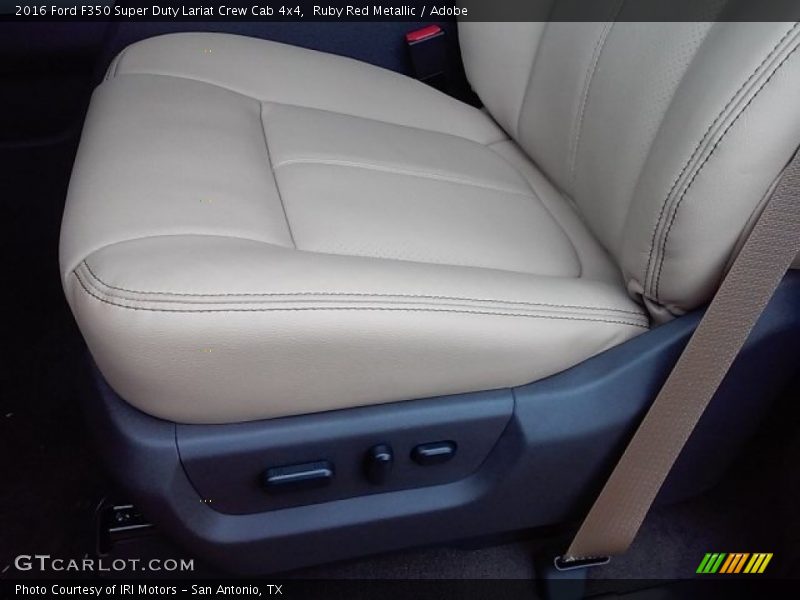 Ruby Red Metallic / Adobe 2016 Ford F350 Super Duty Lariat Crew Cab 4x4