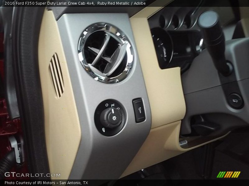 Ruby Red Metallic / Adobe 2016 Ford F350 Super Duty Lariat Crew Cab 4x4