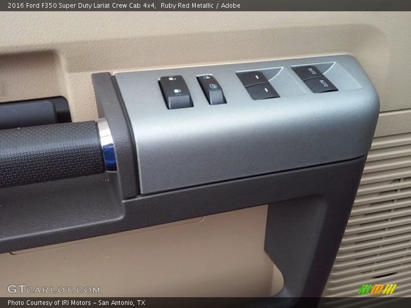 Ruby Red Metallic / Adobe 2016 Ford F350 Super Duty Lariat Crew Cab 4x4