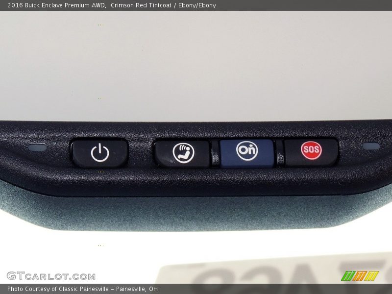 Crimson Red Tintcoat / Ebony/Ebony 2016 Buick Enclave Premium AWD