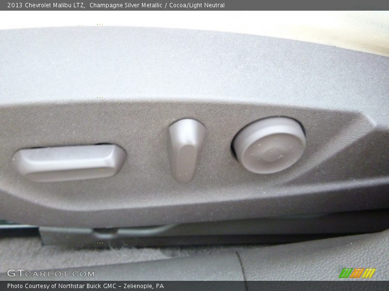 Champagne Silver Metallic / Cocoa/Light Neutral 2013 Chevrolet Malibu LTZ