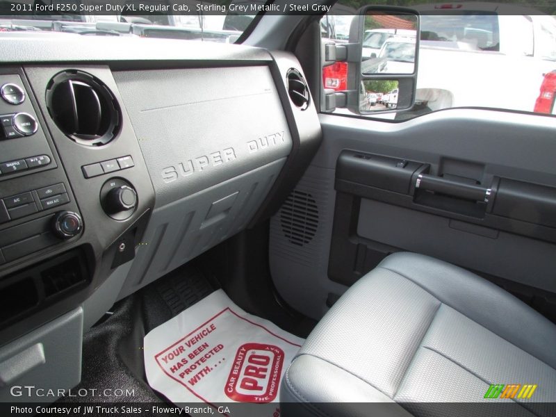 Sterling Grey Metallic / Steel Gray 2011 Ford F250 Super Duty XL Regular Cab