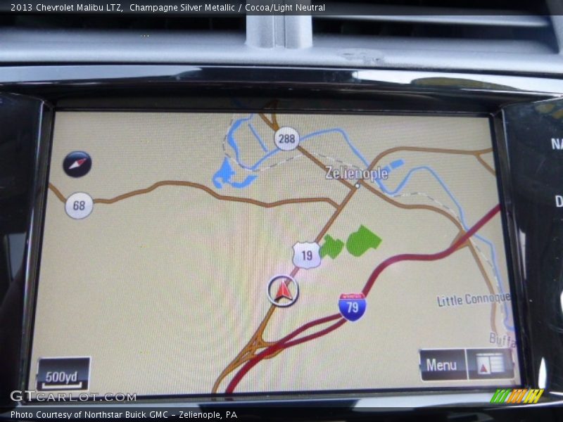 Champagne Silver Metallic / Cocoa/Light Neutral 2013 Chevrolet Malibu LTZ