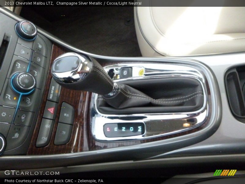 Champagne Silver Metallic / Cocoa/Light Neutral 2013 Chevrolet Malibu LTZ