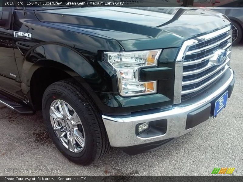 Green Gem / Medium Earth Gray 2016 Ford F150 XLT SuperCrew