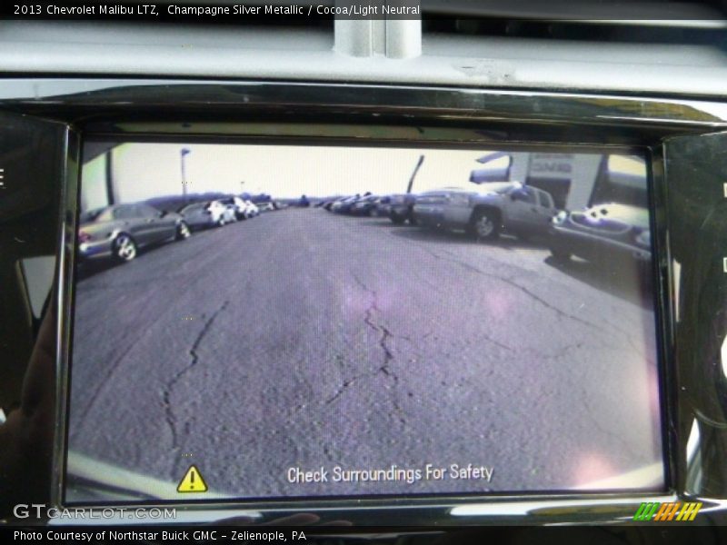 Champagne Silver Metallic / Cocoa/Light Neutral 2013 Chevrolet Malibu LTZ