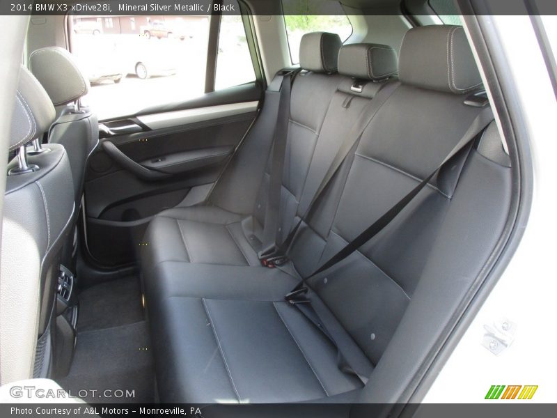 Mineral Silver Metallic / Black 2014 BMW X3 xDrive28i
