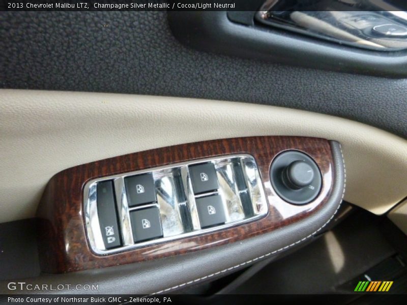 Champagne Silver Metallic / Cocoa/Light Neutral 2013 Chevrolet Malibu LTZ
