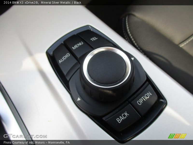 Mineral Silver Metallic / Black 2014 BMW X3 xDrive28i