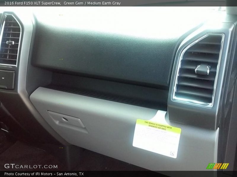 Green Gem / Medium Earth Gray 2016 Ford F150 XLT SuperCrew