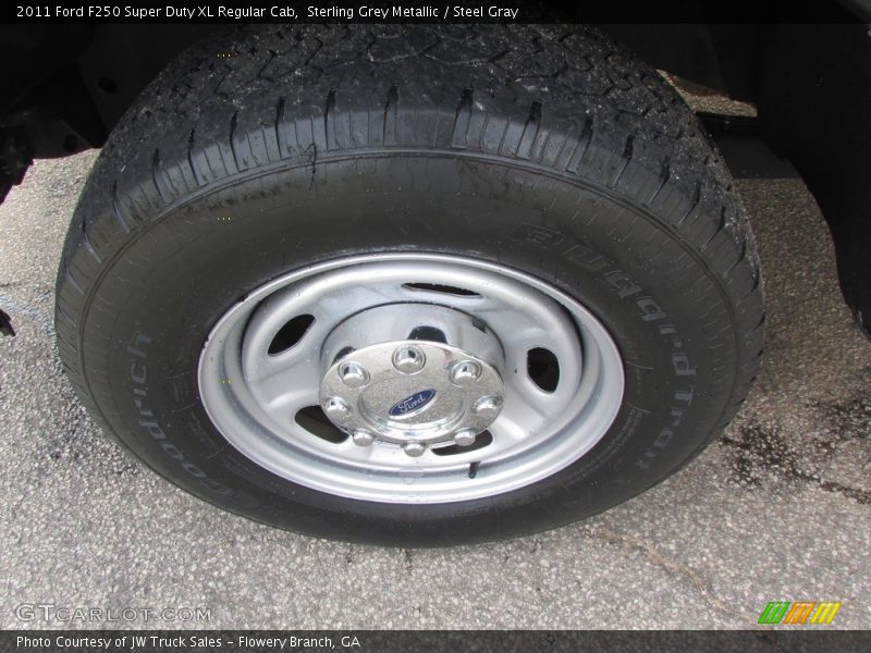 Sterling Grey Metallic / Steel Gray 2011 Ford F250 Super Duty XL Regular Cab
