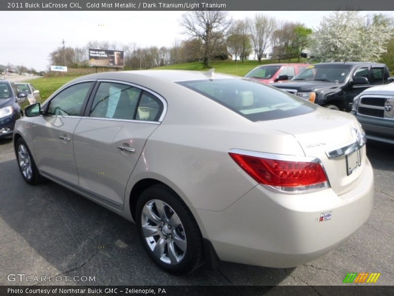 Gold Mist Metallic / Dark Titanium/Light Titanium 2011 Buick LaCrosse CXL