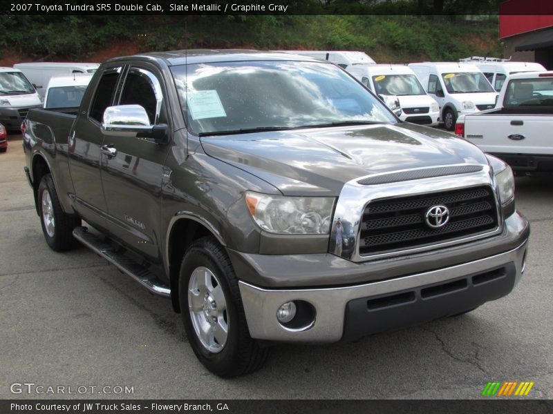 Slate Metallic / Graphite Gray 2007 Toyota Tundra SR5 Double Cab