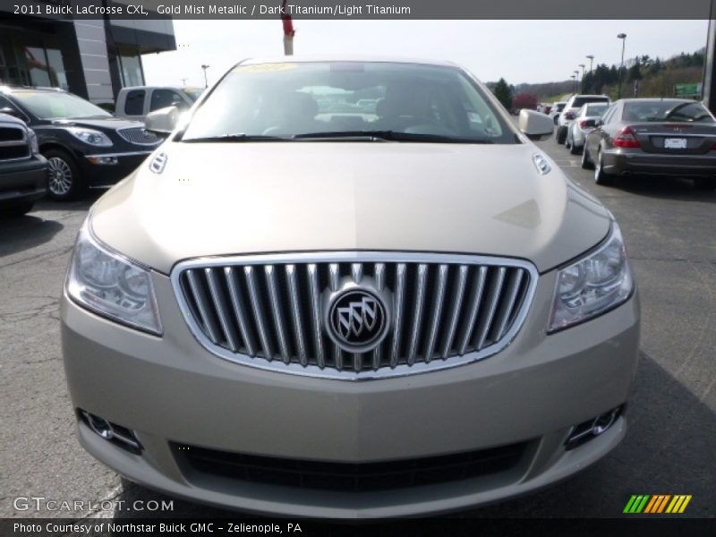 Gold Mist Metallic / Dark Titanium/Light Titanium 2011 Buick LaCrosse CXL