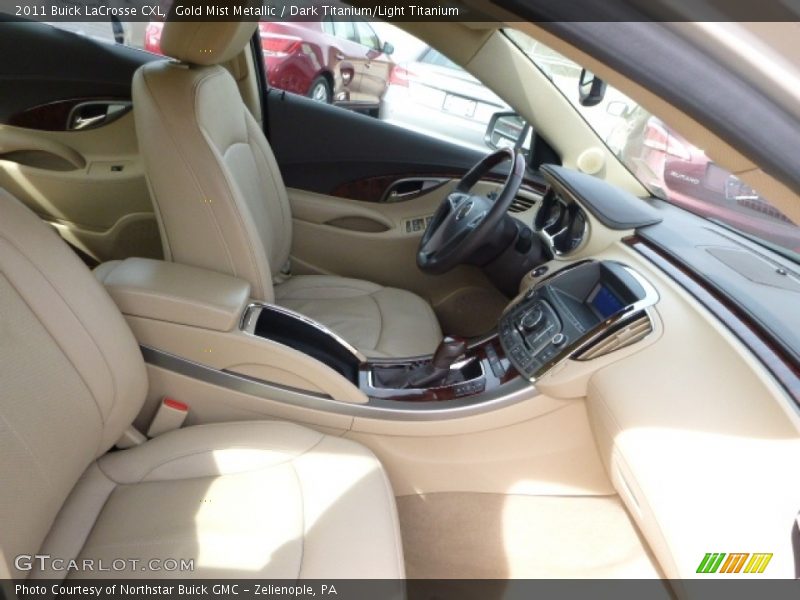 Gold Mist Metallic / Dark Titanium/Light Titanium 2011 Buick LaCrosse CXL