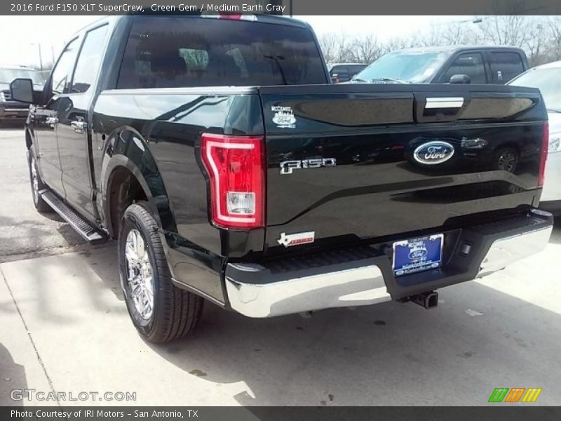 Green Gem / Medium Earth Gray 2016 Ford F150 XLT SuperCrew