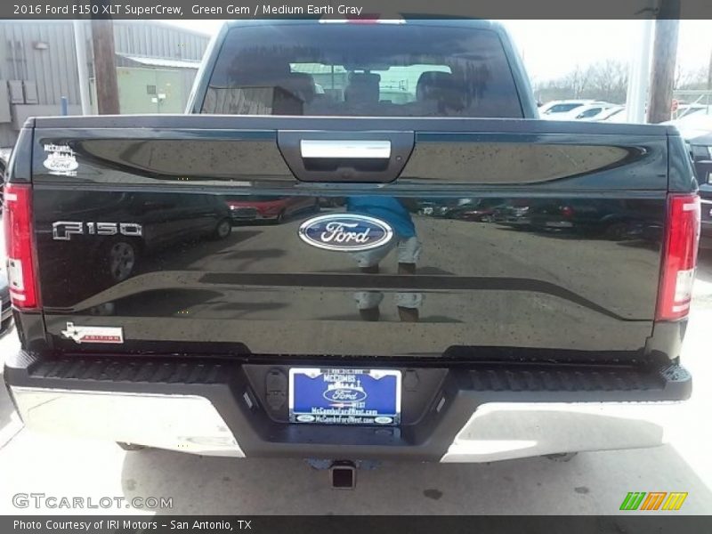 Green Gem / Medium Earth Gray 2016 Ford F150 XLT SuperCrew