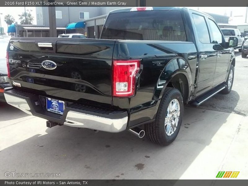 Green Gem / Medium Earth Gray 2016 Ford F150 XLT SuperCrew