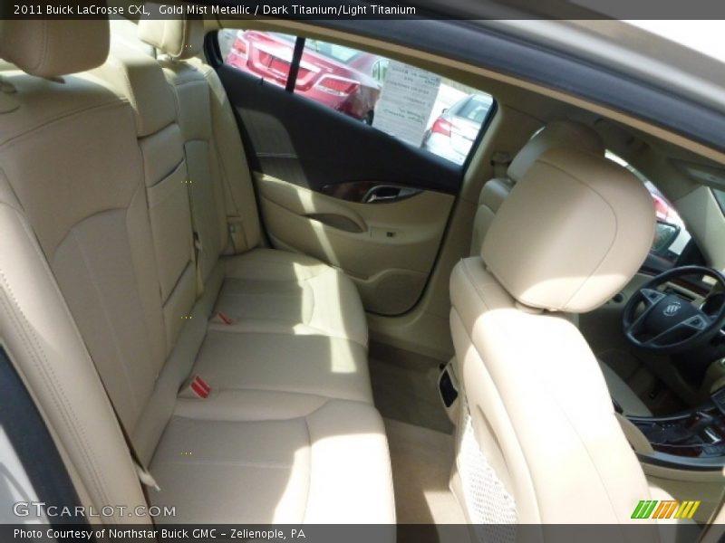 Gold Mist Metallic / Dark Titanium/Light Titanium 2011 Buick LaCrosse CXL