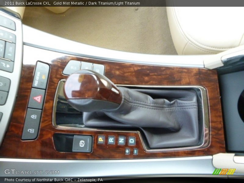 Gold Mist Metallic / Dark Titanium/Light Titanium 2011 Buick LaCrosse CXL
