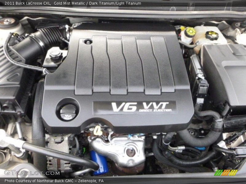 Gold Mist Metallic / Dark Titanium/Light Titanium 2011 Buick LaCrosse CXL