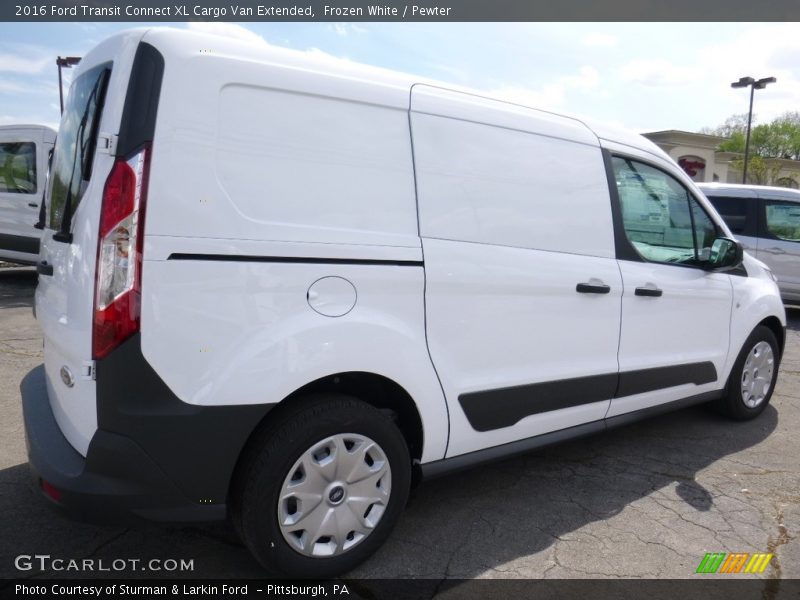 Frozen White / Pewter 2016 Ford Transit Connect XL Cargo Van Extended