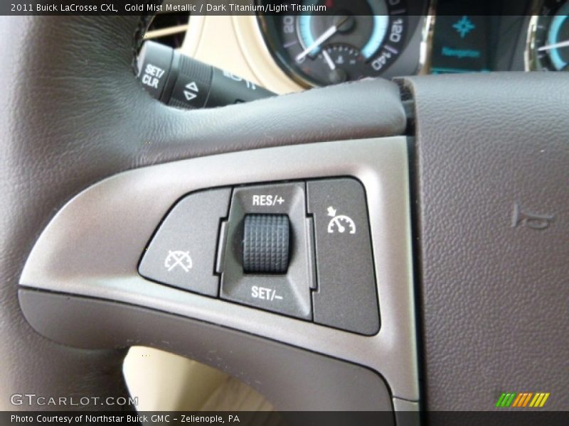Gold Mist Metallic / Dark Titanium/Light Titanium 2011 Buick LaCrosse CXL