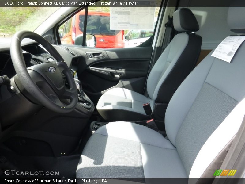 Frozen White / Pewter 2016 Ford Transit Connect XL Cargo Van Extended