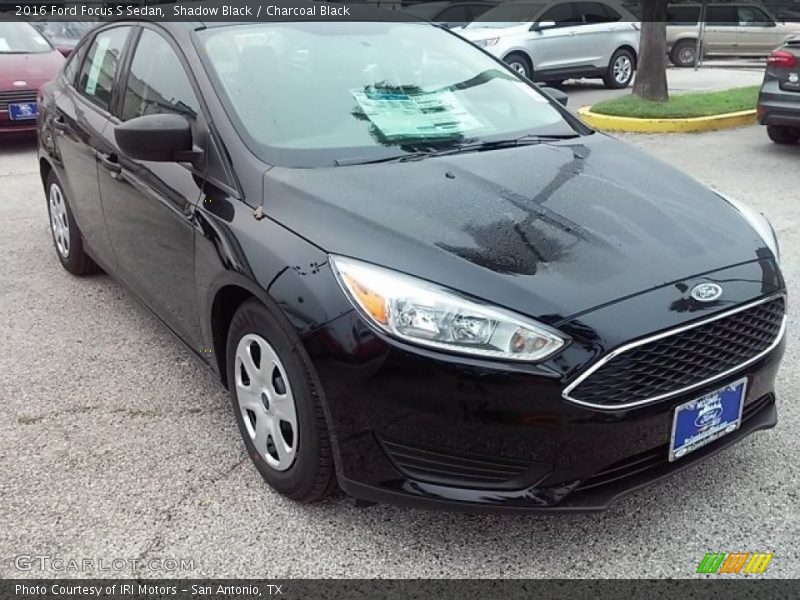 Shadow Black / Charcoal Black 2016 Ford Focus S Sedan