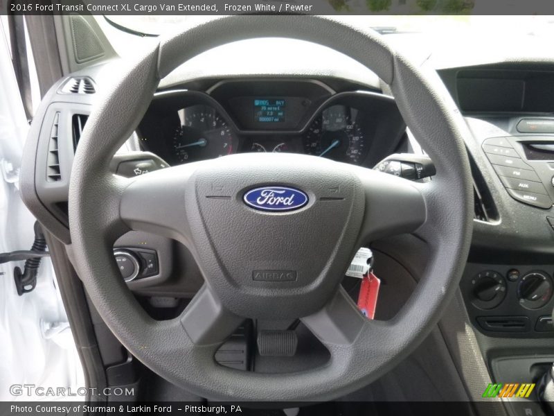 Frozen White / Pewter 2016 Ford Transit Connect XL Cargo Van Extended
