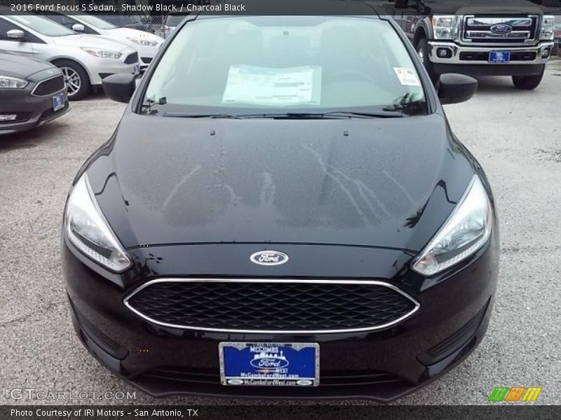 Shadow Black / Charcoal Black 2016 Ford Focus S Sedan