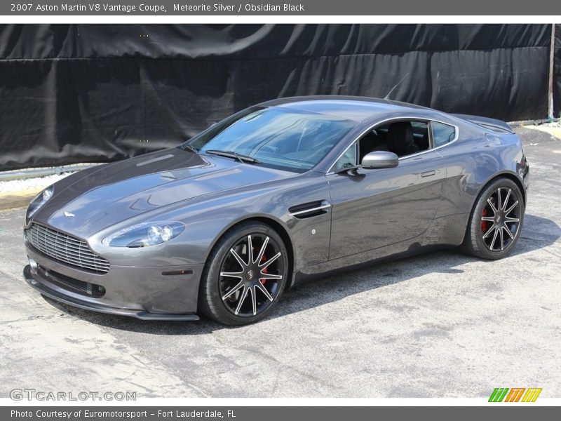 Meteorite Silver / Obsidian Black 2007 Aston Martin V8 Vantage Coupe