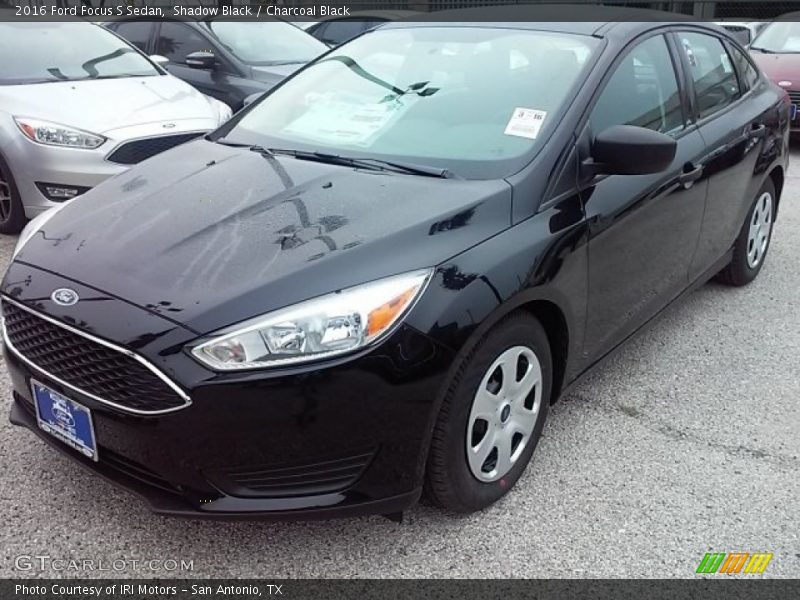 Shadow Black / Charcoal Black 2016 Ford Focus S Sedan