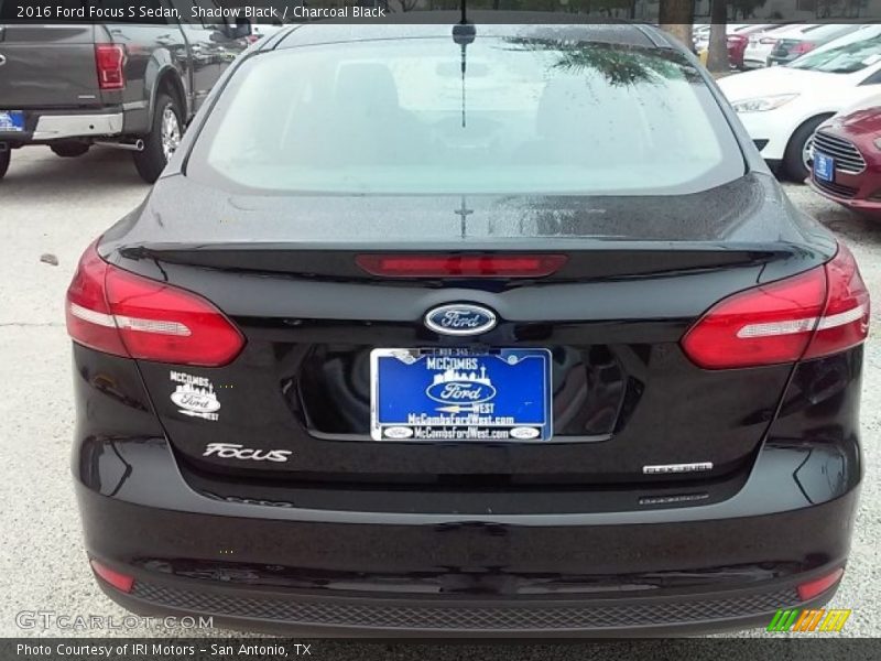 Shadow Black / Charcoal Black 2016 Ford Focus S Sedan