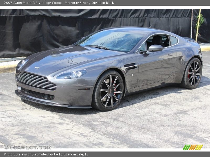 Meteorite Silver / Obsidian Black 2007 Aston Martin V8 Vantage Coupe