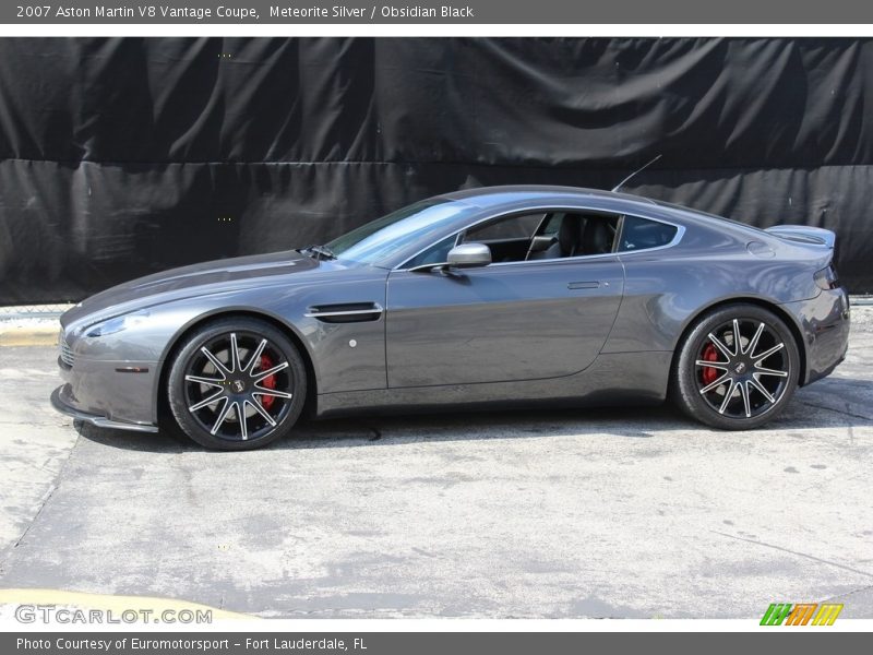 Meteorite Silver / Obsidian Black 2007 Aston Martin V8 Vantage Coupe