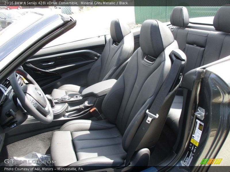 Mineral Grey Metallic / Black 2016 BMW 4 Series 428i xDrive Convertible