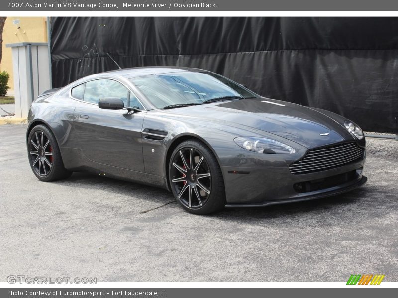 Meteorite Silver / Obsidian Black 2007 Aston Martin V8 Vantage Coupe