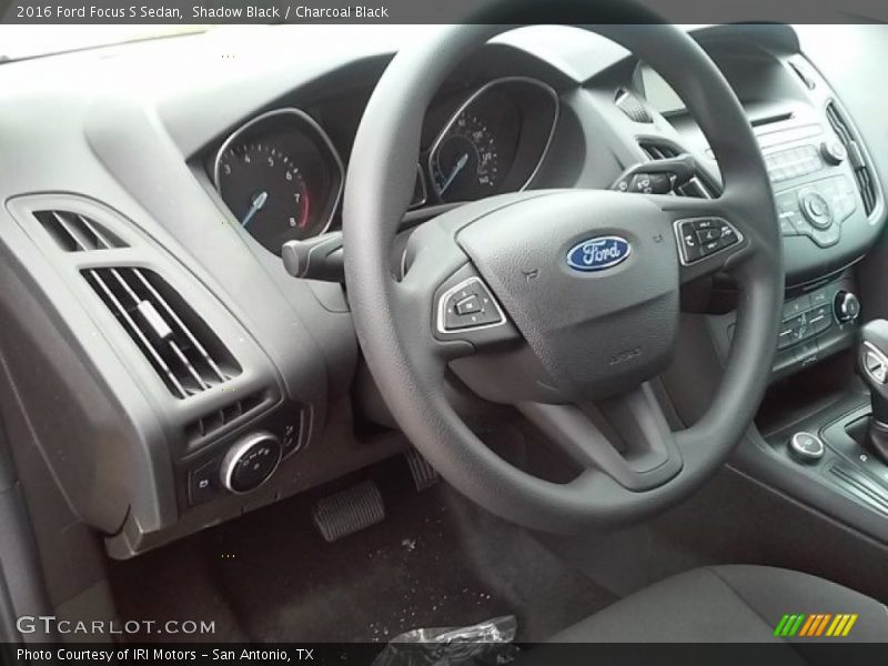 Shadow Black / Charcoal Black 2016 Ford Focus S Sedan