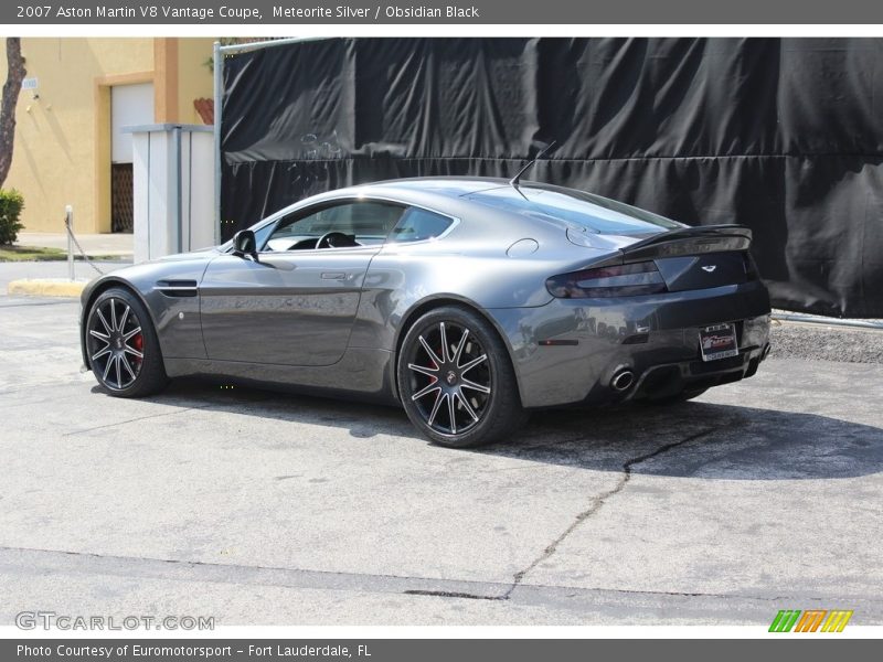 Meteorite Silver / Obsidian Black 2007 Aston Martin V8 Vantage Coupe