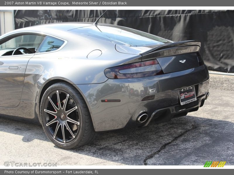 Meteorite Silver / Obsidian Black 2007 Aston Martin V8 Vantage Coupe