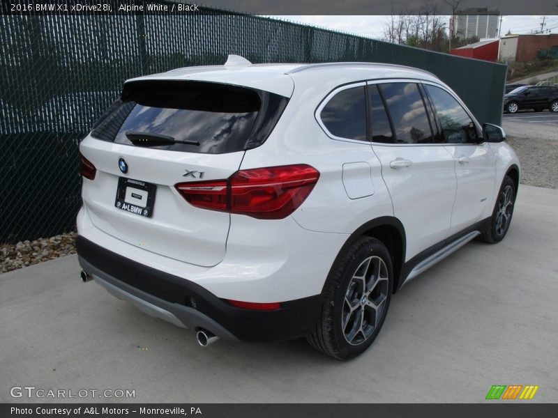 Alpine White / Black 2016 BMW X1 xDrive28i