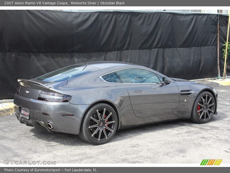 Meteorite Silver / Obsidian Black 2007 Aston Martin V8 Vantage Coupe