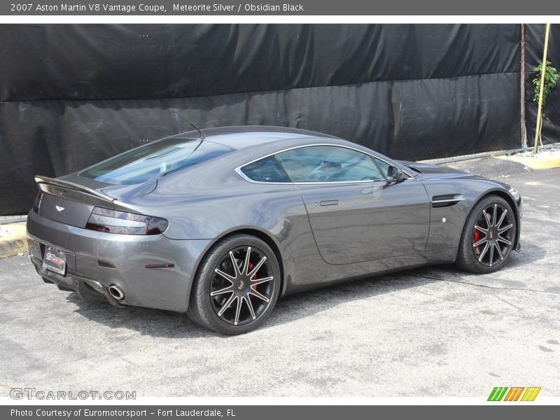 Meteorite Silver / Obsidian Black 2007 Aston Martin V8 Vantage Coupe