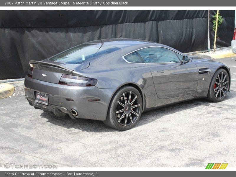Meteorite Silver / Obsidian Black 2007 Aston Martin V8 Vantage Coupe