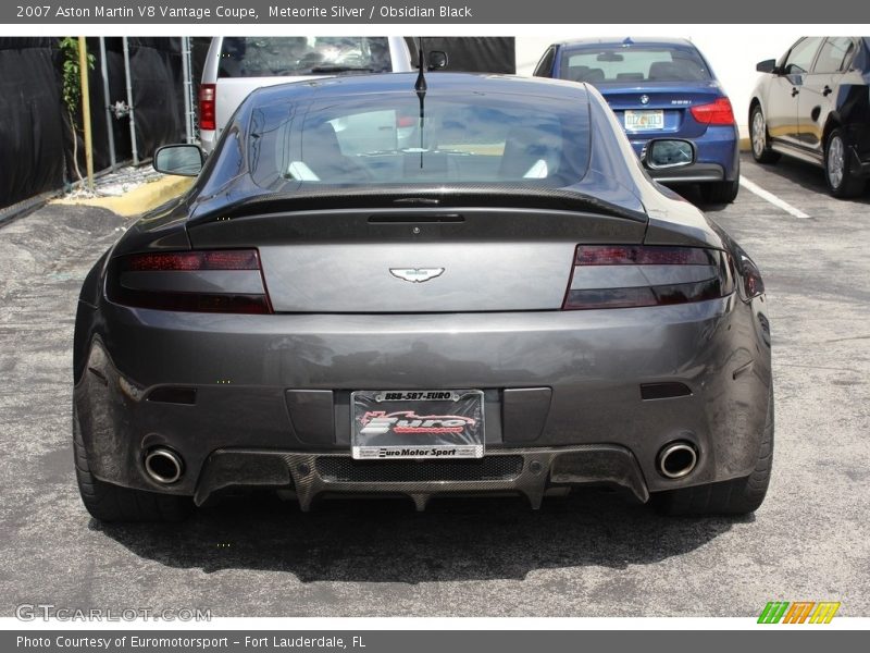 Meteorite Silver / Obsidian Black 2007 Aston Martin V8 Vantage Coupe