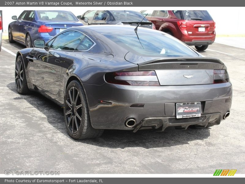 Meteorite Silver / Obsidian Black 2007 Aston Martin V8 Vantage Coupe