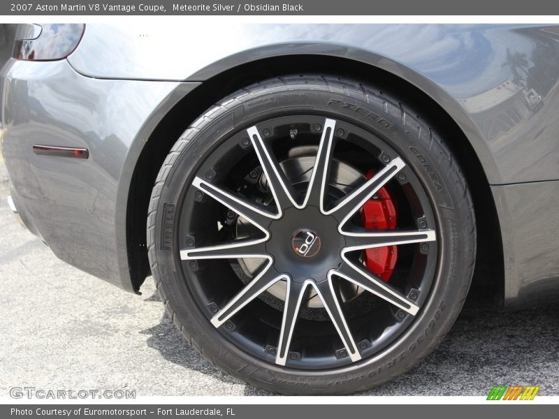 Meteorite Silver / Obsidian Black 2007 Aston Martin V8 Vantage Coupe
