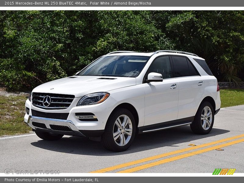 Polar White / Almond Beige/Mocha 2015 Mercedes-Benz ML 250 BlueTEC 4Matic